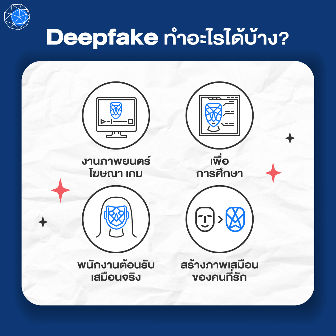 ประโยชน์ของ Deepfake